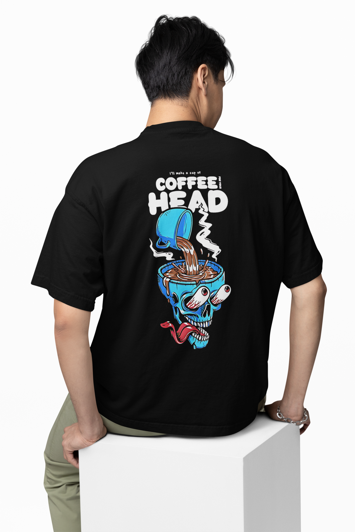 Coffee Head Oversized T-Shirts
