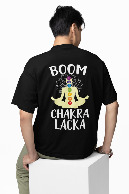 Chakra Lacka Oversized T-Shirt Spiritual Streetwear Tee