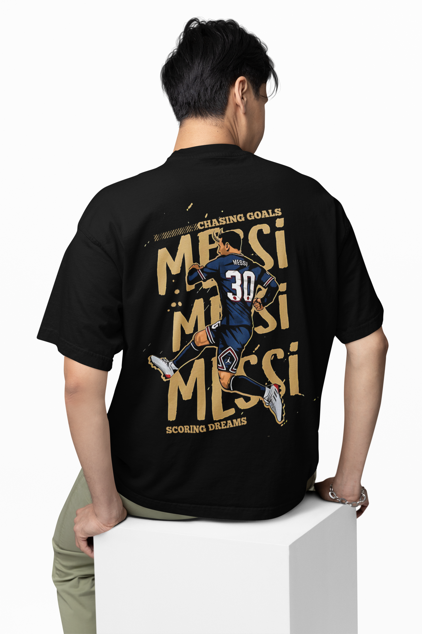Chasing Goals Oversized T-Shirt Trendy Streetwear Style