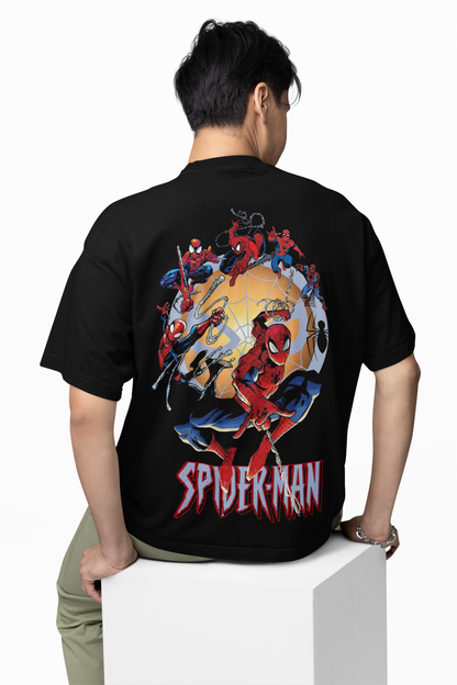 Spider-Verse United Oversized T-Shirt Multiverse Statement