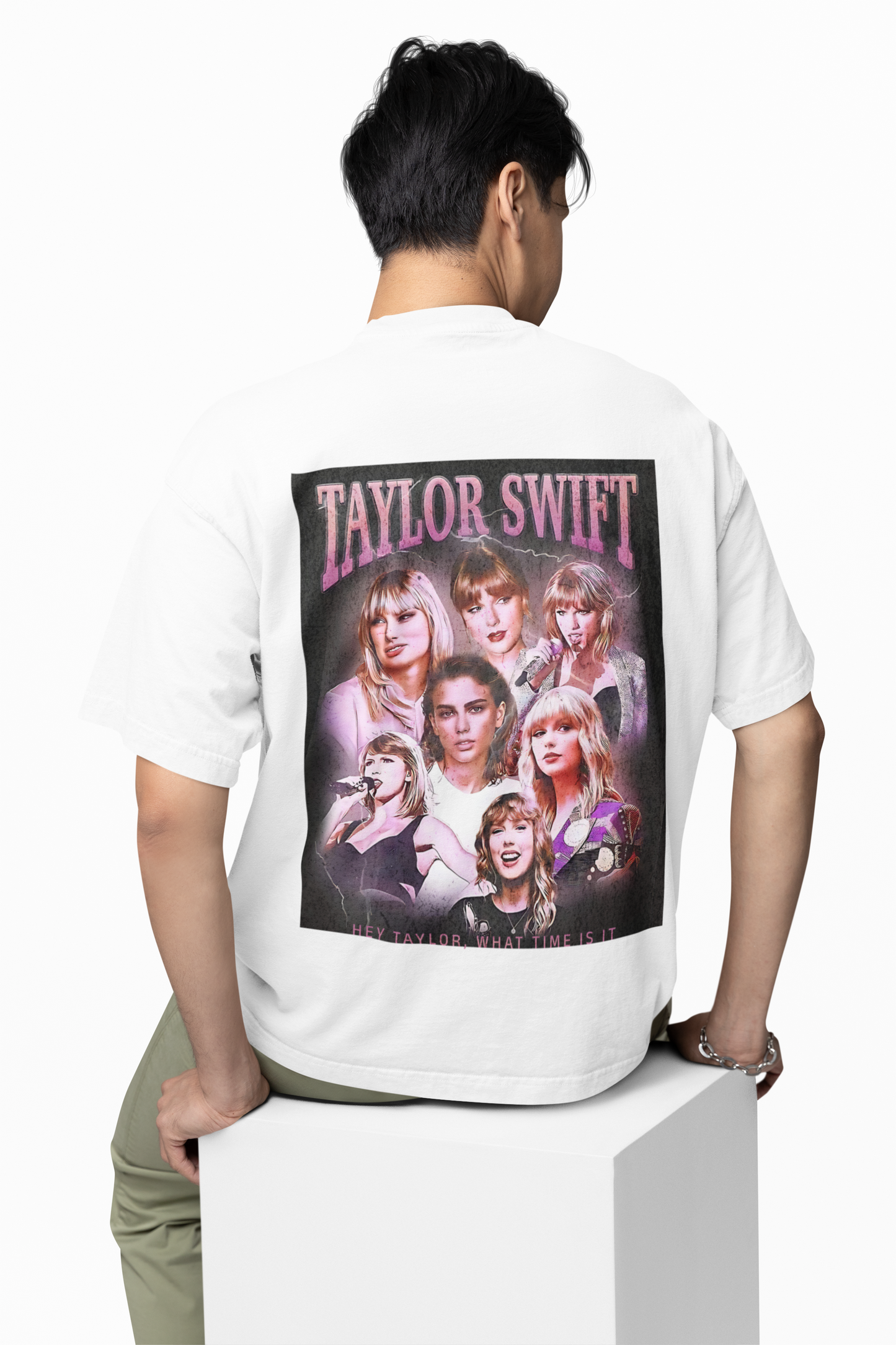 Swift Through Time Oversized T-Shirt Bold Streetwear Design
