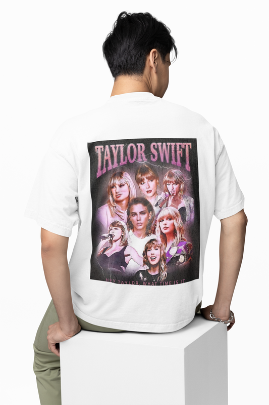 Swift Through Time Oversized T-Shirt Bold Streetwear Design