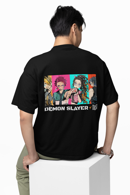 Demon Slayer Street Oversized T-Shirt Anime Meets Urban Drip