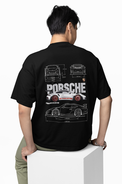Porsche 911 GT3 Oversized T-Shirts