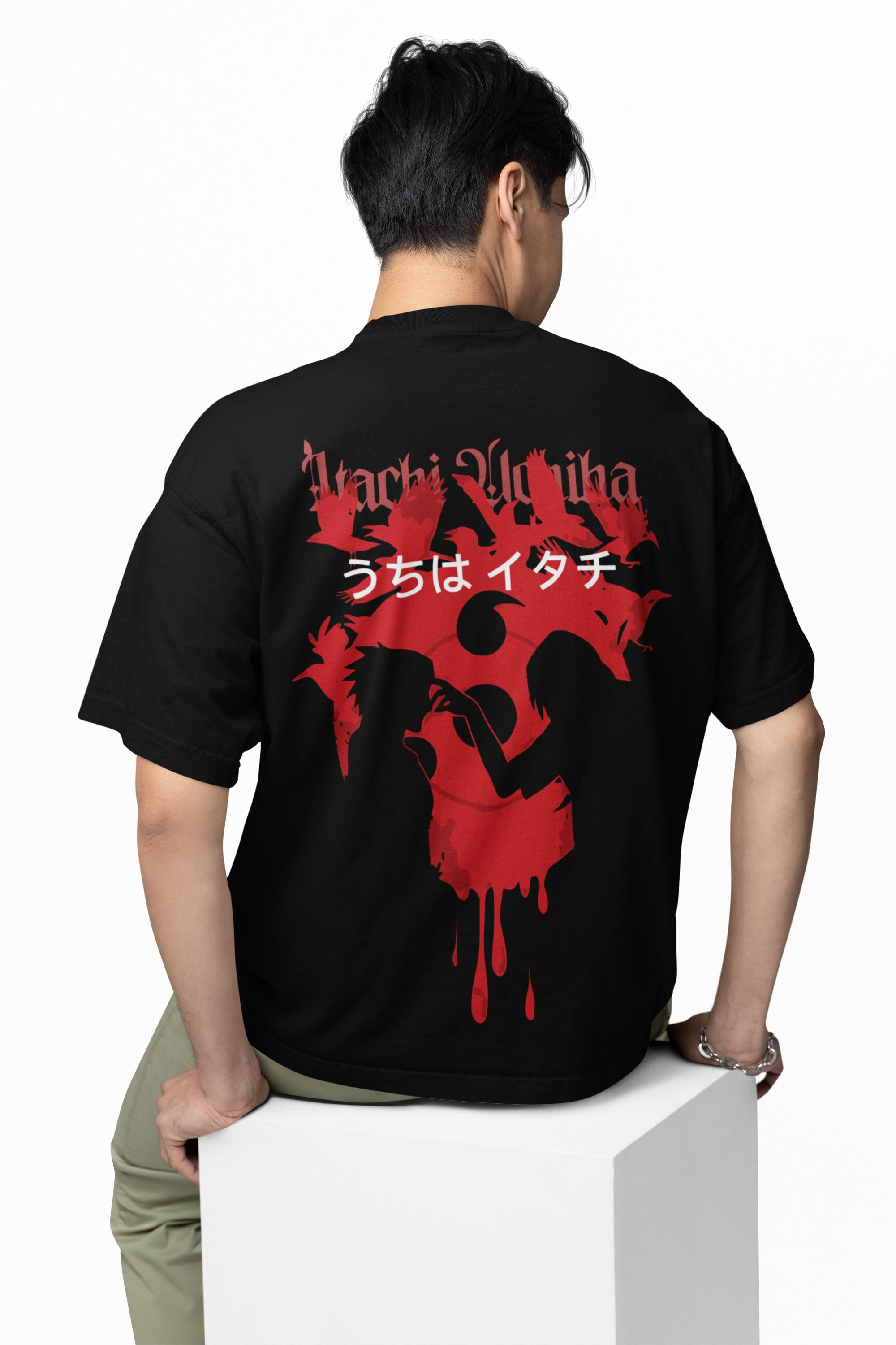 Symbol Of Uchiha Oversized T-Shirt