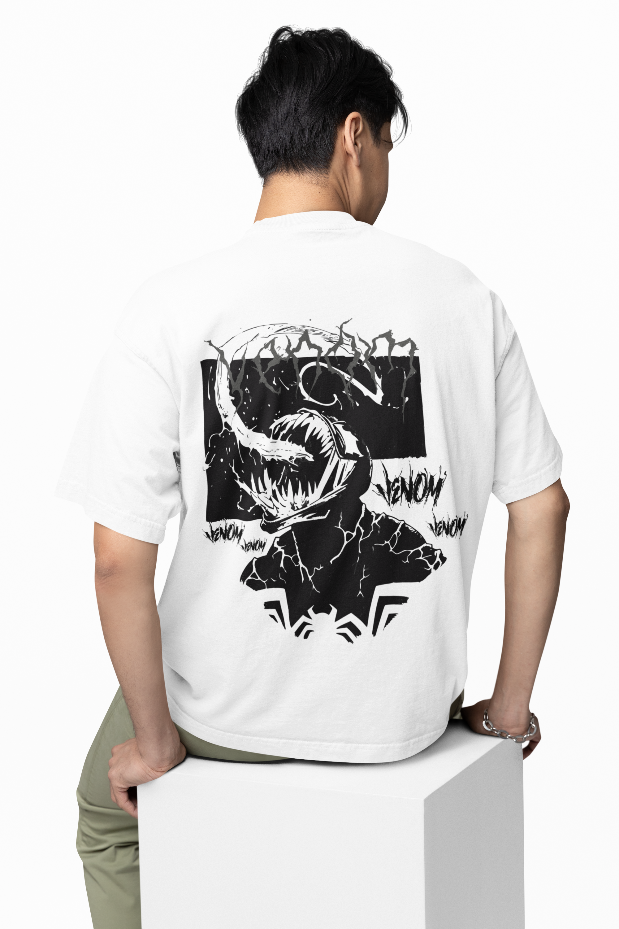 Bleed Black Oversized T-Shirt