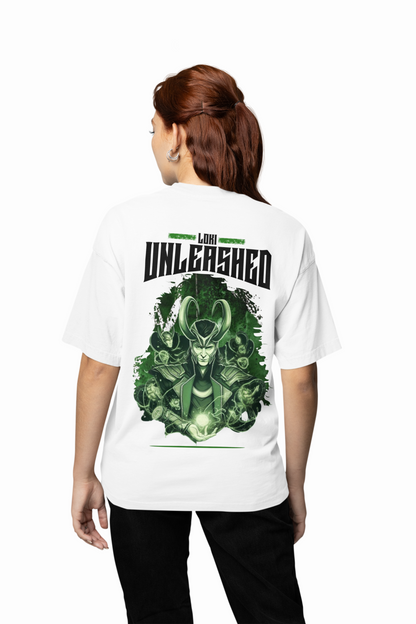 Unleashed Graphic Oversized T-Shirt