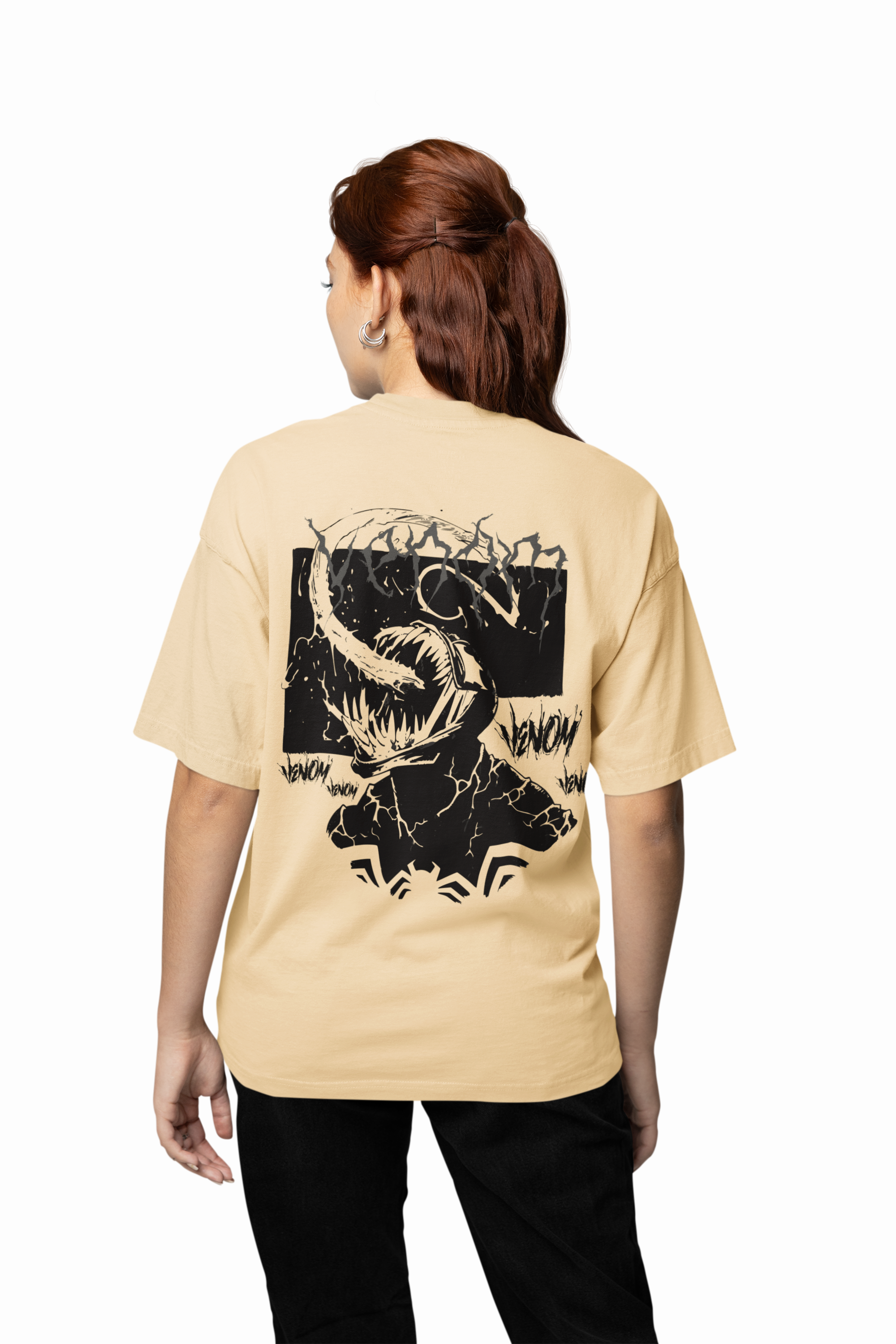 Bleed Black Oversized T-Shirt