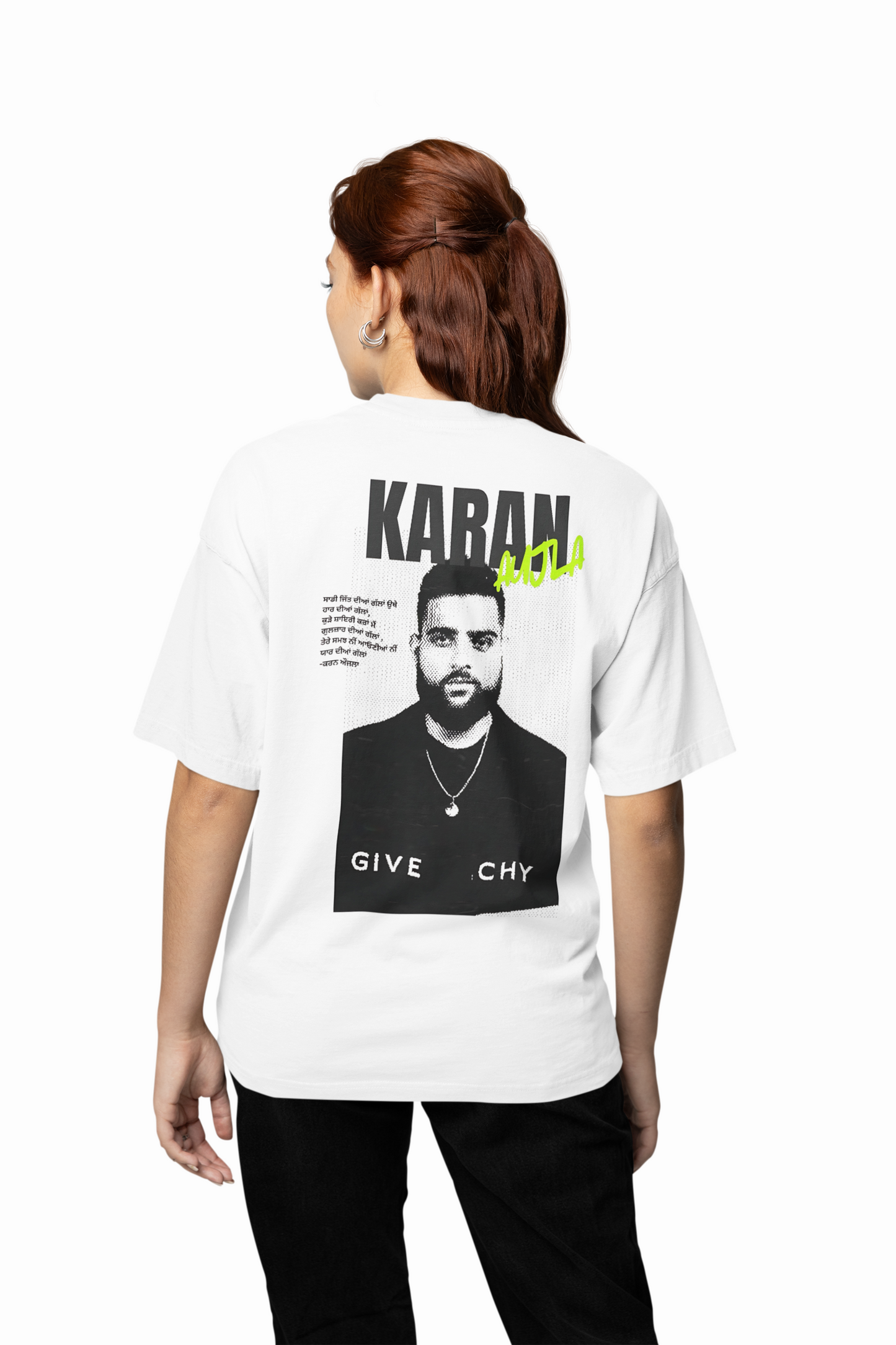 Aujla Mic King Oversized T-Shirt Punjabi Streetwear