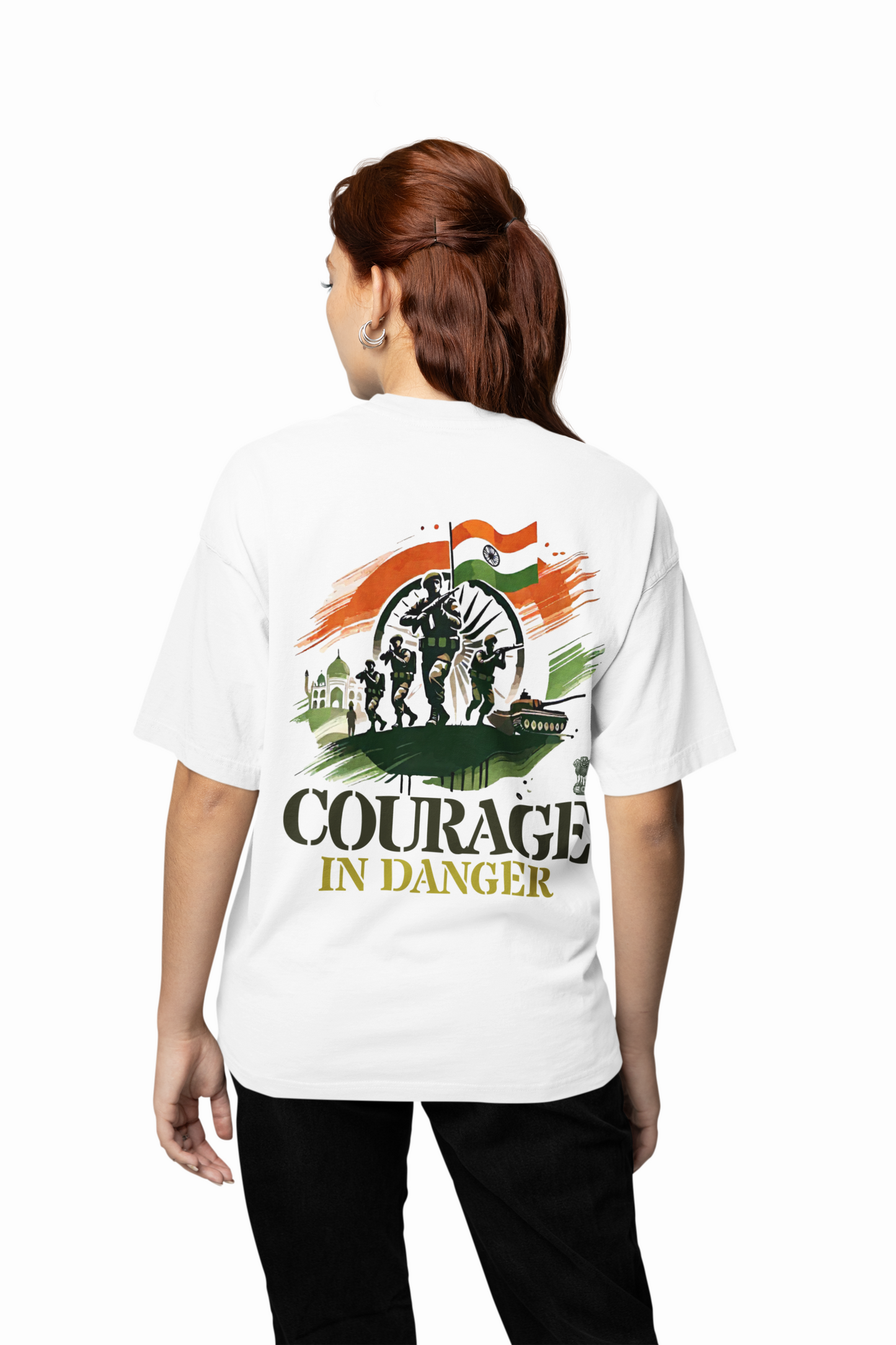 Courage in Danger Oversized T-Shirt