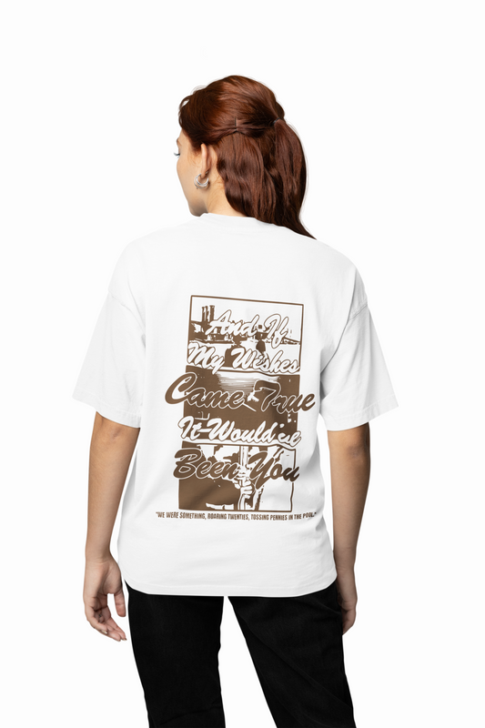 Wishes Come True Oversized T-Shirt for Dreamy Streetwear