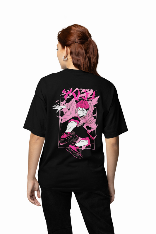 Yuji Oversized T-Shirts Anime Graphic Streetwear Style