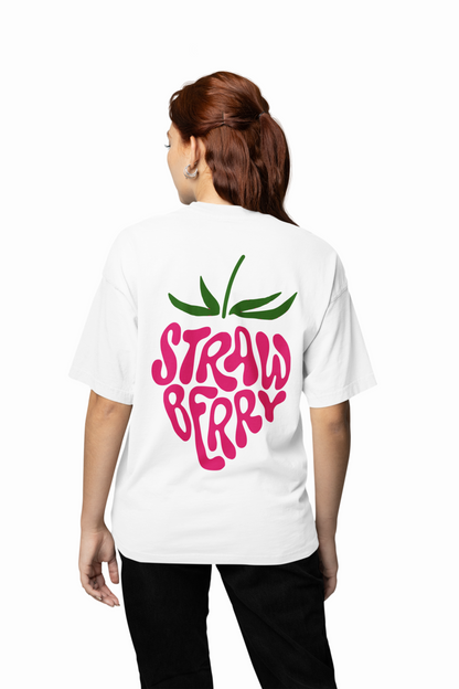 Strawberry Oversized T-Shirts for Cute Casual Summer Styles
