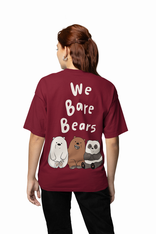 We Are Bears Oversized T-Shirt for Soft Urban Casual Looks