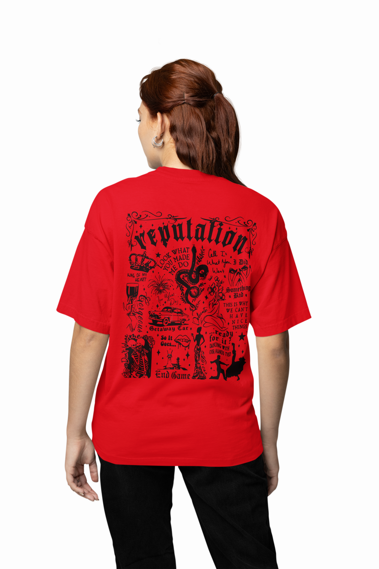 Taylor's Version Oversized T-Shirt for Fans Streetwear Tees