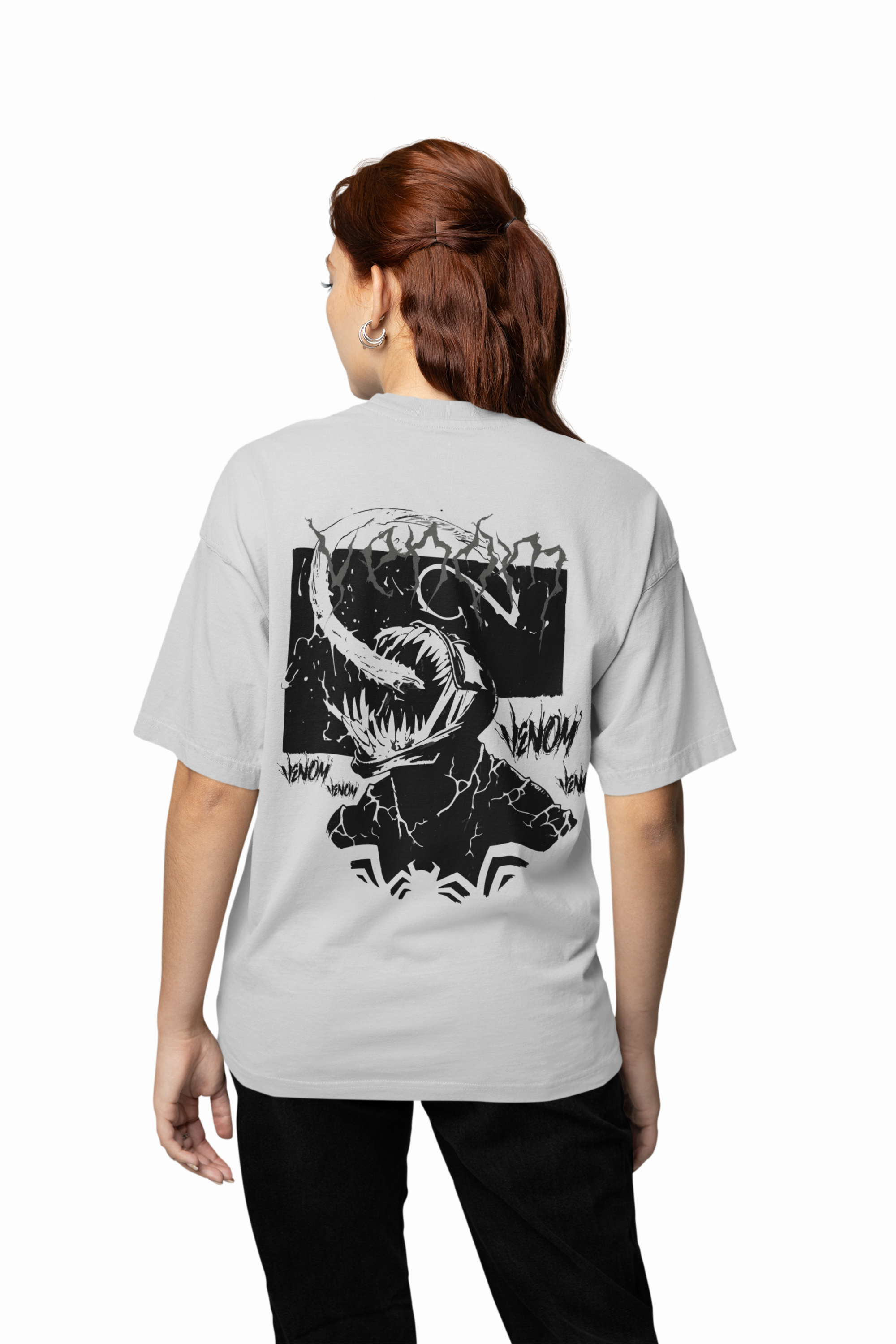 Bleed Black Oversized T-Shirt