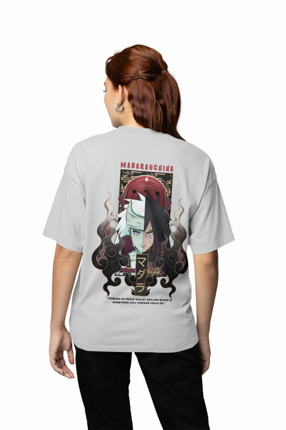 Madara Yin & Yang Oversized T-Shirt – Anime Graphic Tee