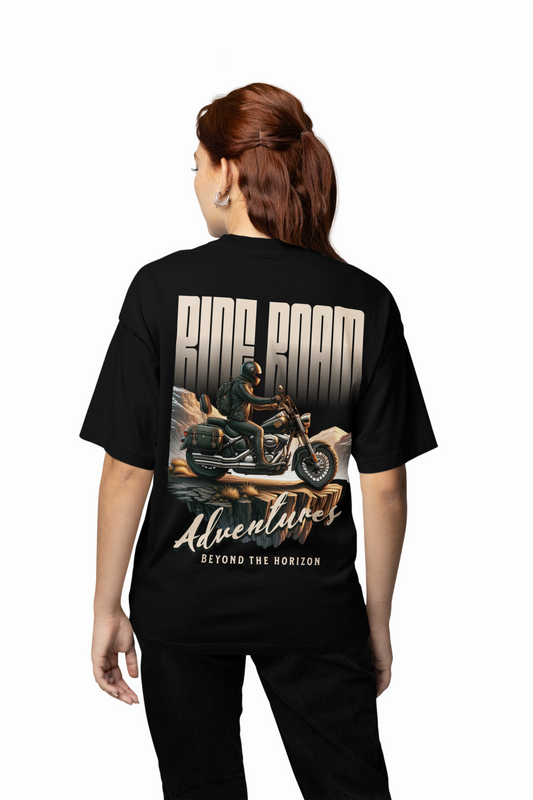 Ride Road Oversized T-Shirts – Bold Biker Streetwear Fashion