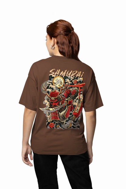 Samurai Oversized T-Shirt for Bold Warrior Streetwear Style
