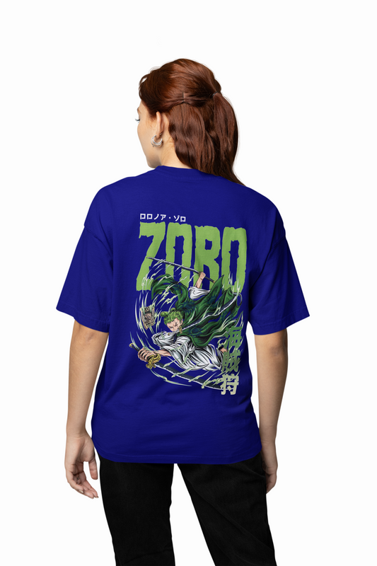 Zoro Anime Oversized T-Shirt