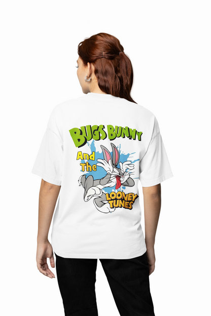 Bunny Bugs Cartoon Oversized T Shirt Fun Anime Graphic Tee
