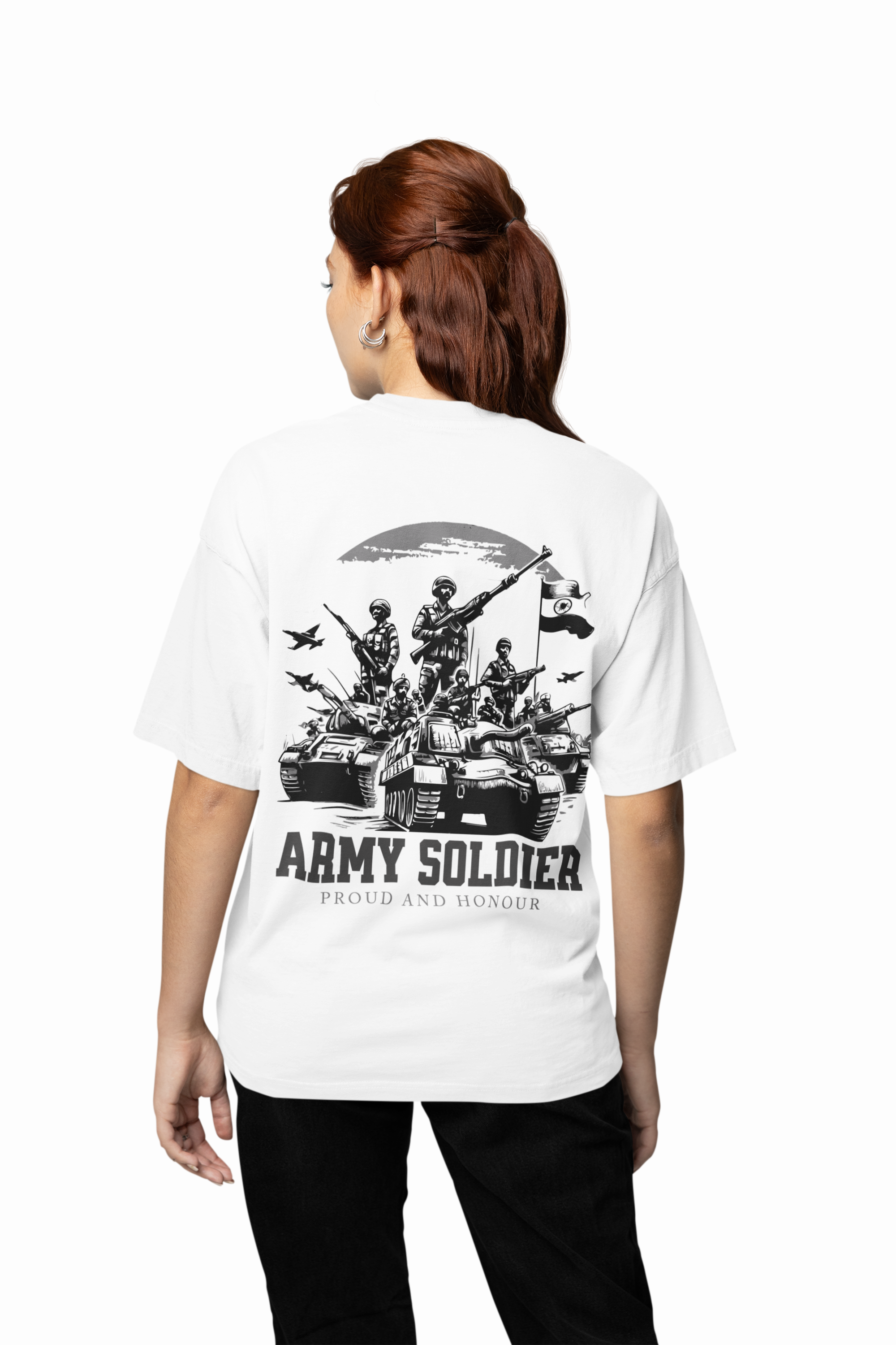 Army Solder Oversized T-Shirt