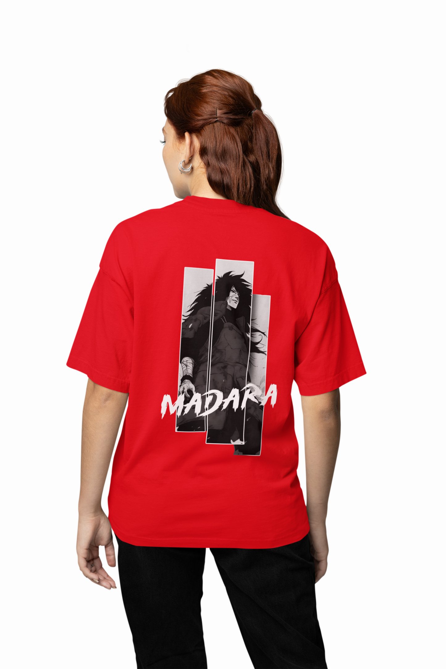 Madara Uchiha Oversized T-Shirt Bold Anime Streetwear