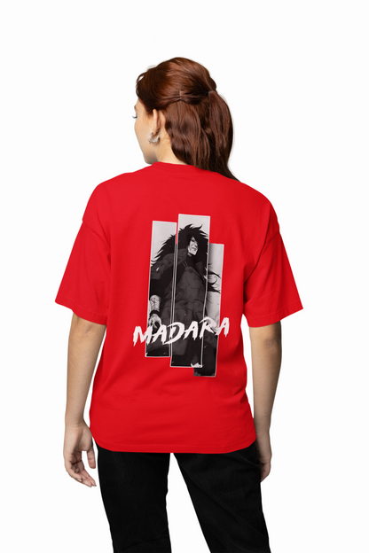 Madara Uchiha Oversized T-Shirt Bold Anime Streetwear