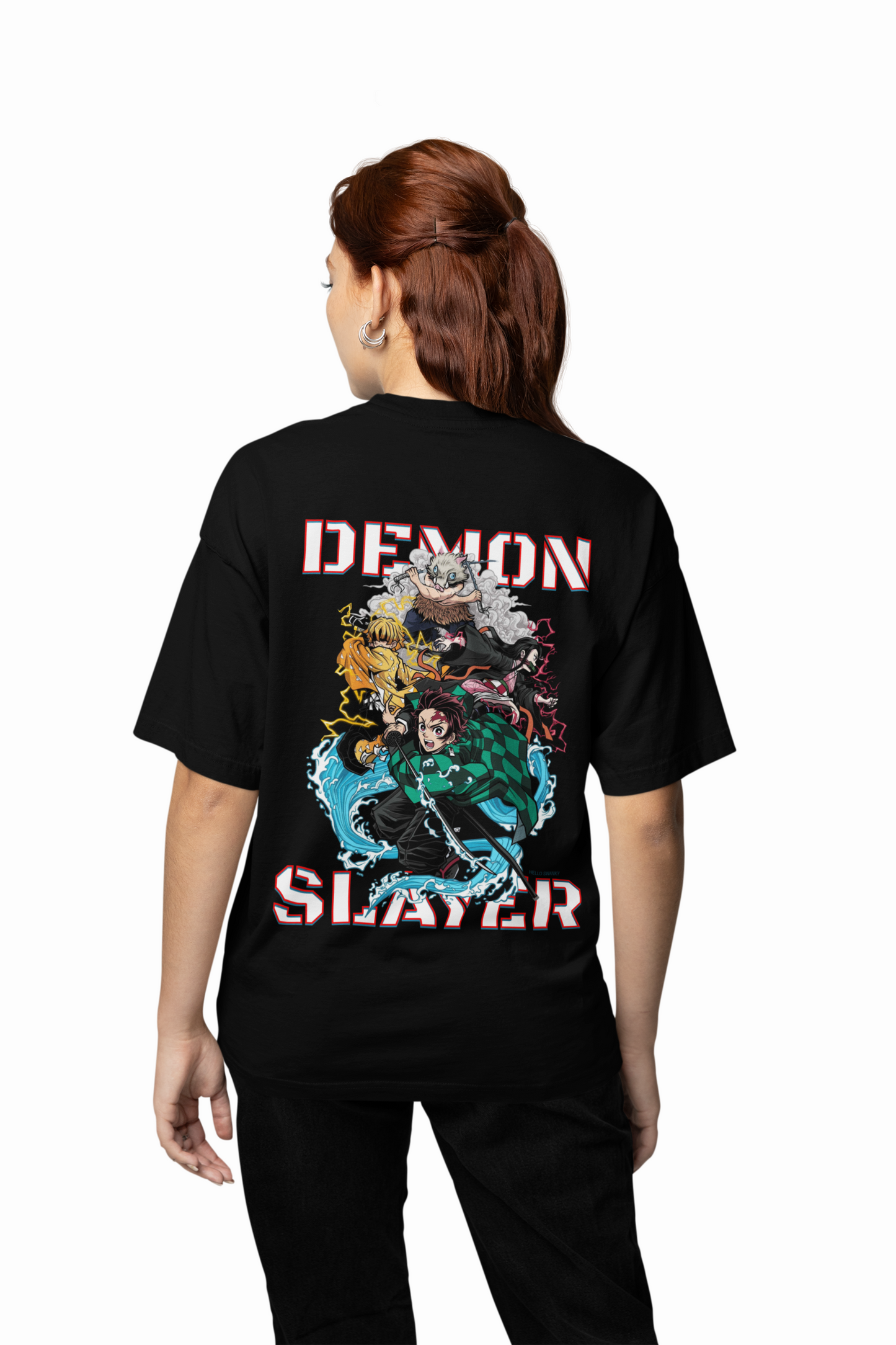 Breath of Fury Oversized T-Shirt Elemental Anime Energy