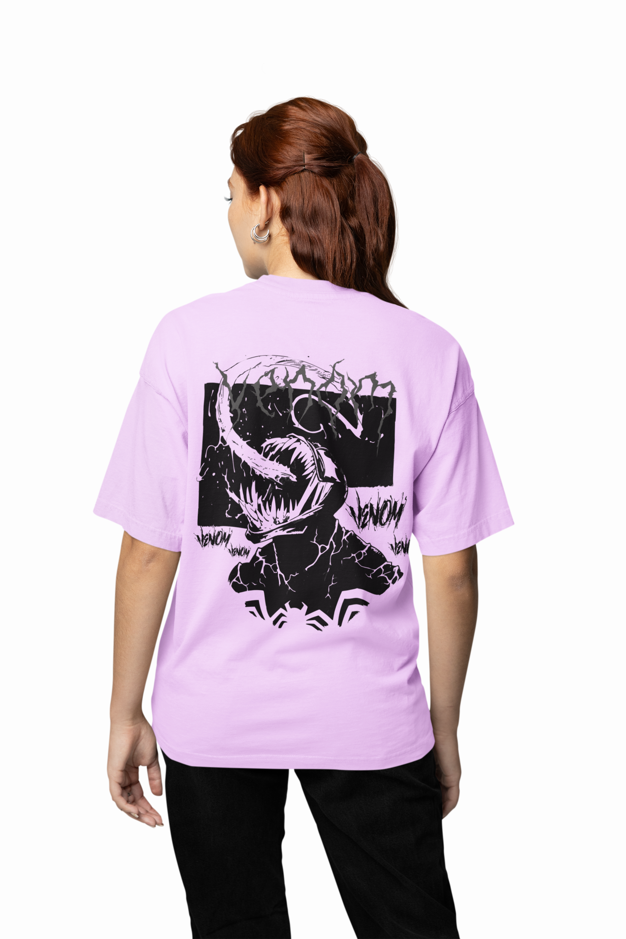 Bleed Black Oversized T-Shirt