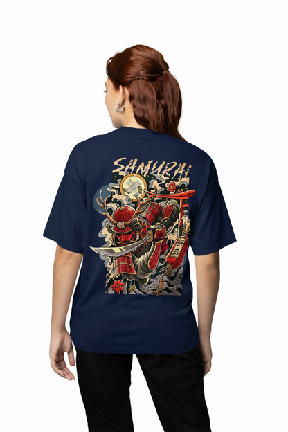 Samurai Oversized T-Shirt for Bold Warrior Streetwear Style