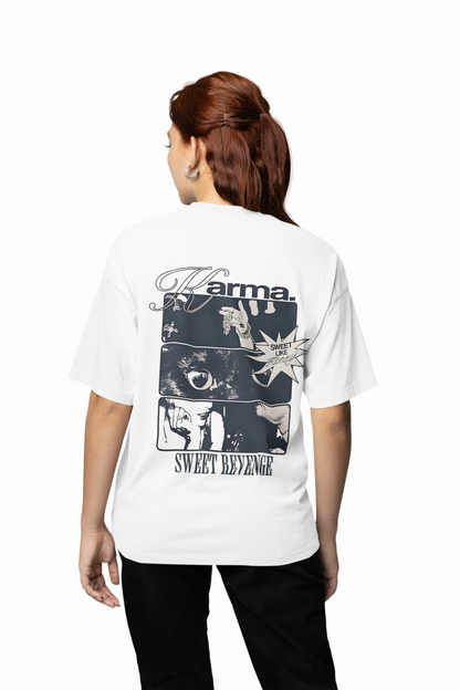 Sweet Revenge Oversized T-Shirt Bold Casual Streetwear Tees