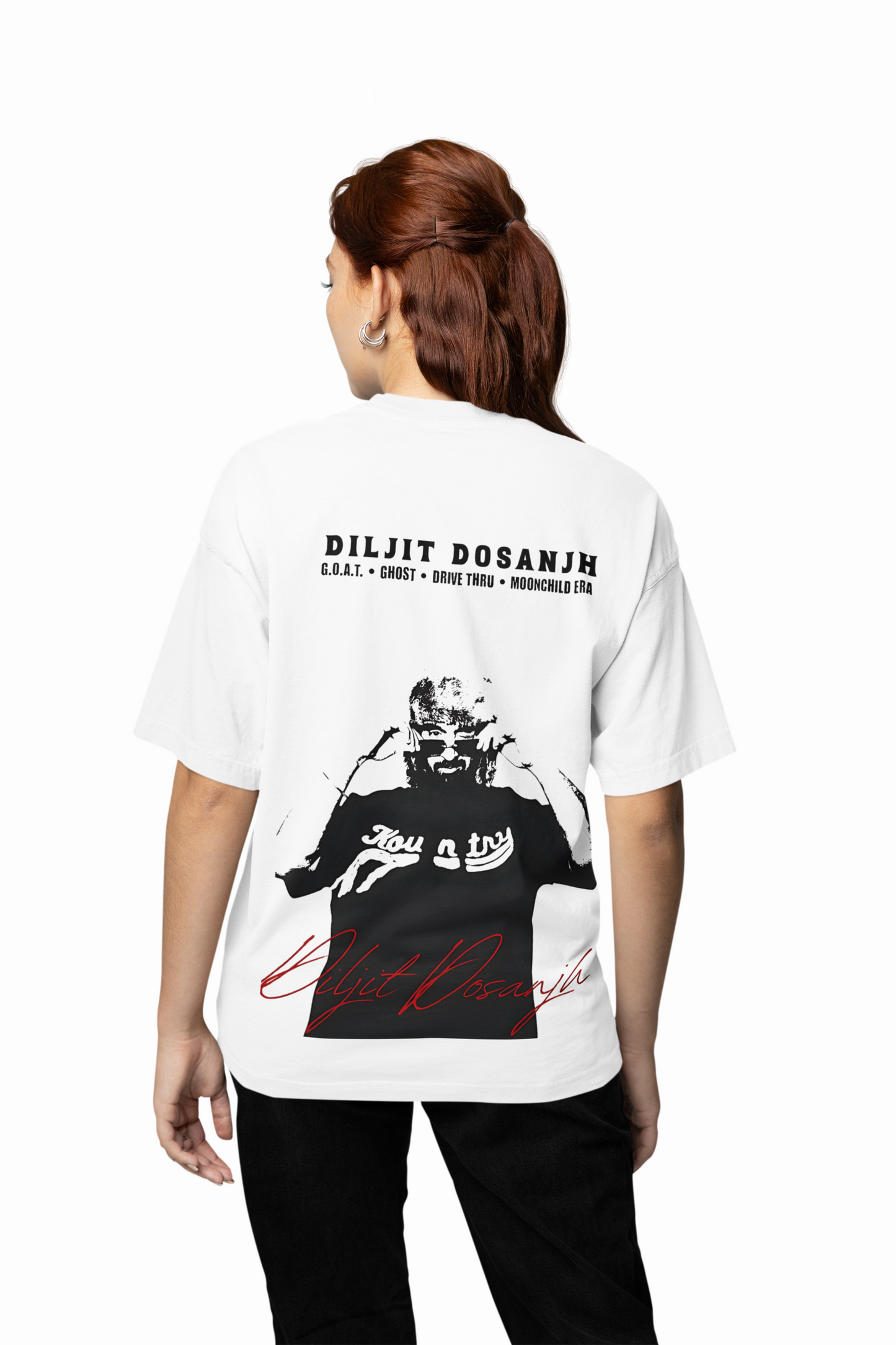 G.O.A.T. Oversized T-Shirt Of All Time Streetwear Style Tees