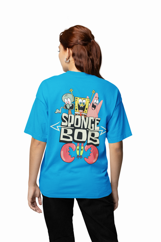 SpongeBob Cartoon Oversized T-Shirt