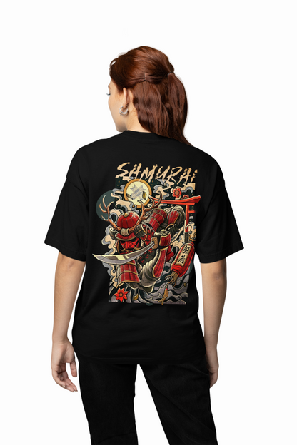 Samurai Oversized T-Shirt for Bold Warrior Streetwear Style