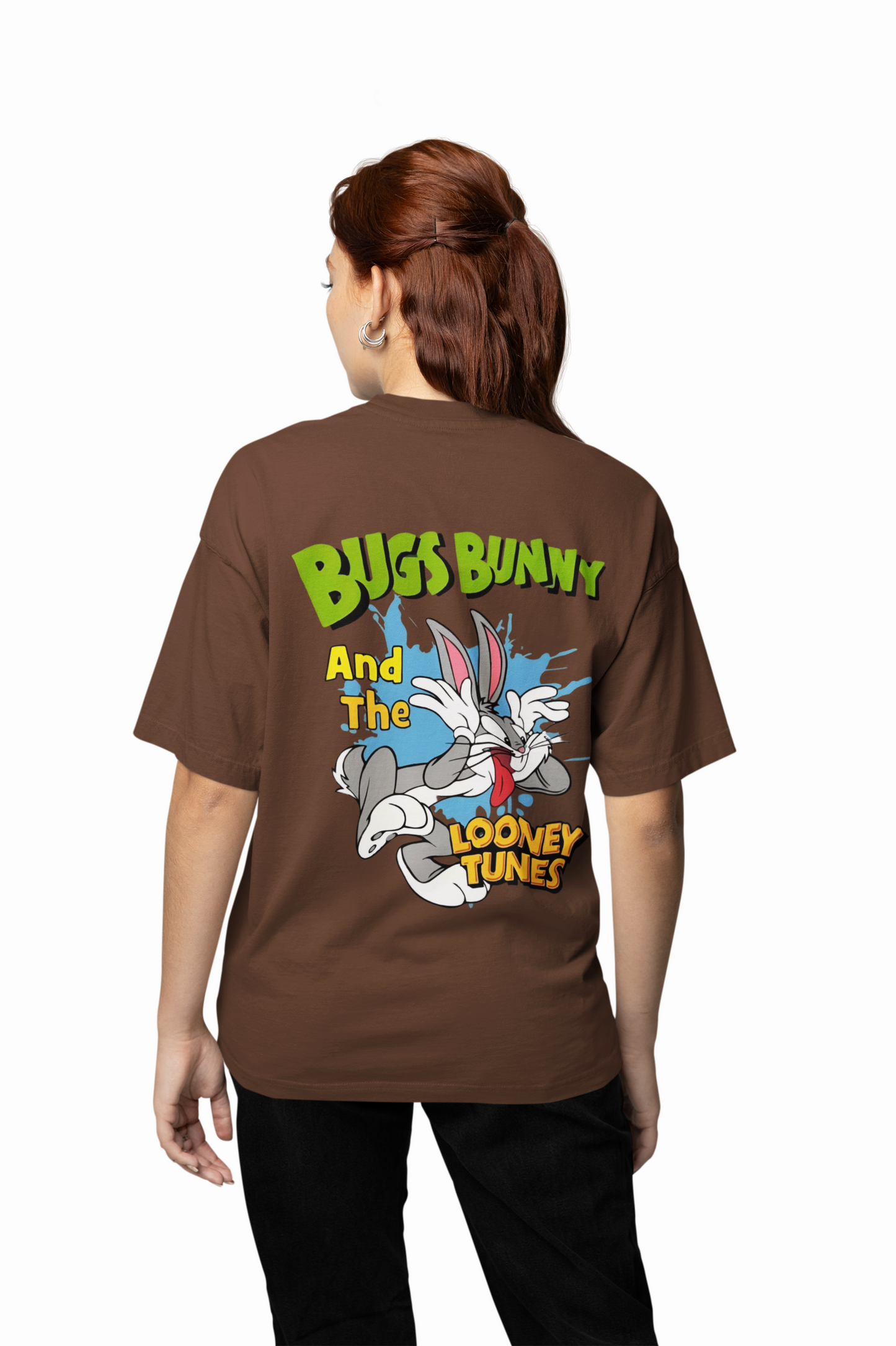 Bunny Bugs Cartoon Oversized T Shirt Fun Anime Graphic Tee