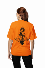Samurai Dragon Spirit Oversized T-Shirt