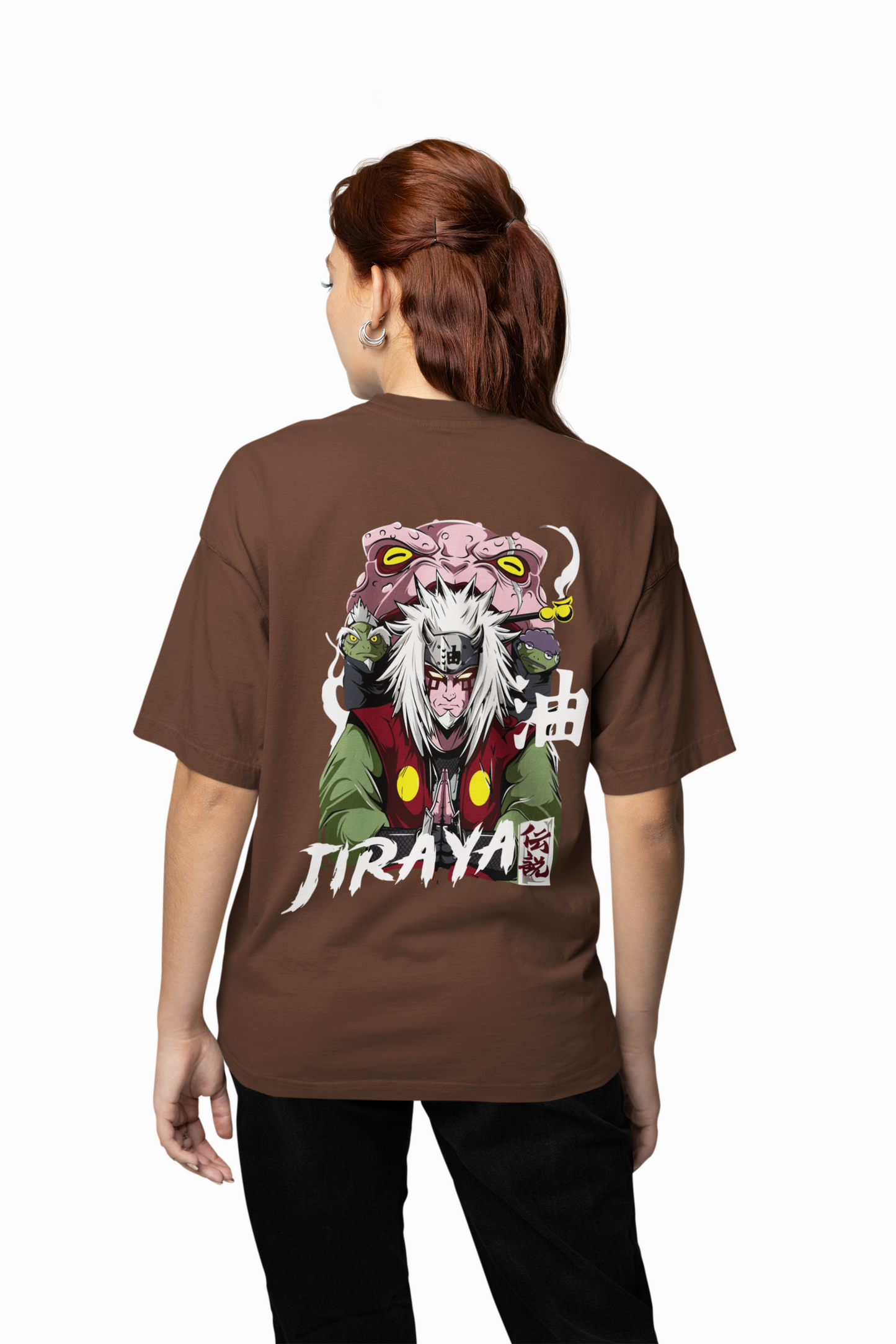 Jiraya Oversized T-Shirt Anime Streetwear Style