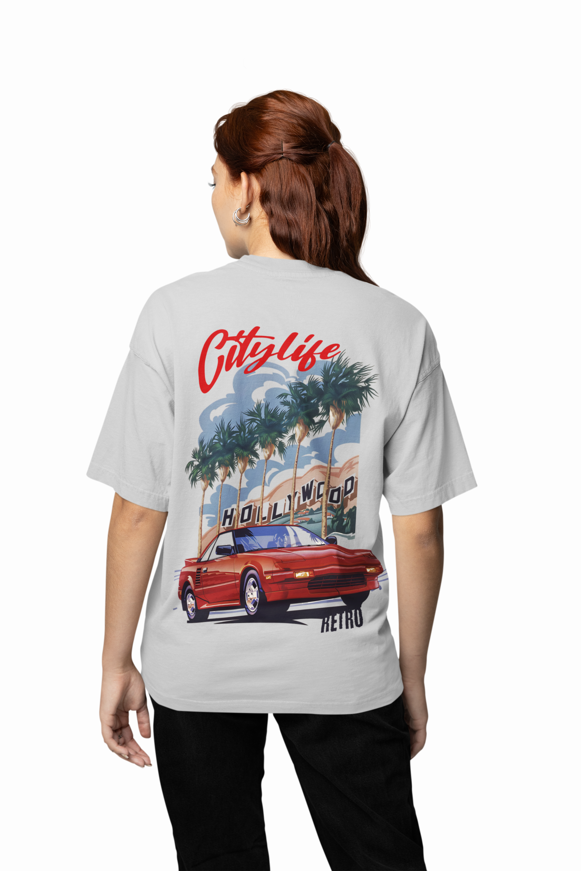 City Of Retro Oversized T-Shirt