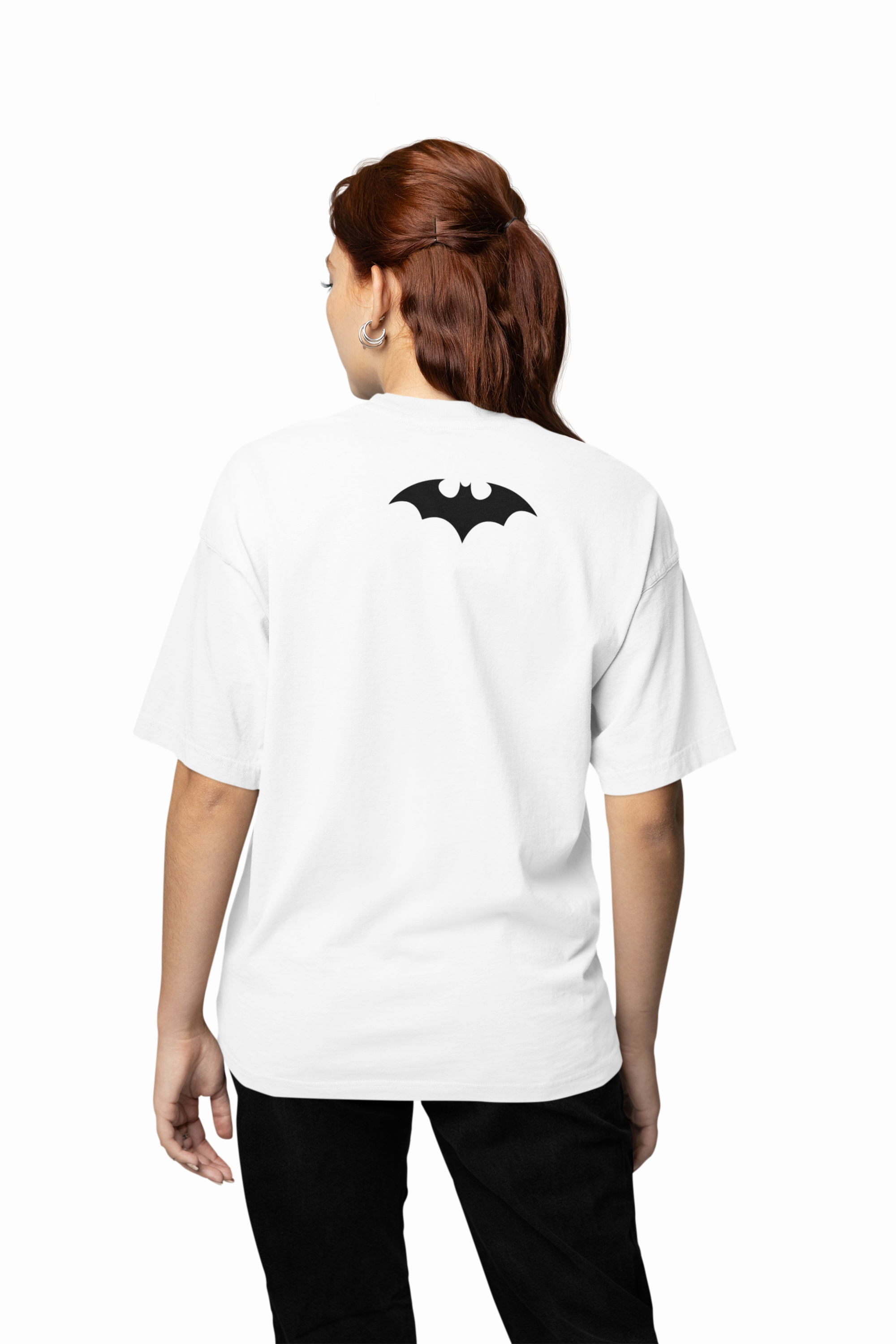 Bat-Man Graphic Oversized T-Shirt