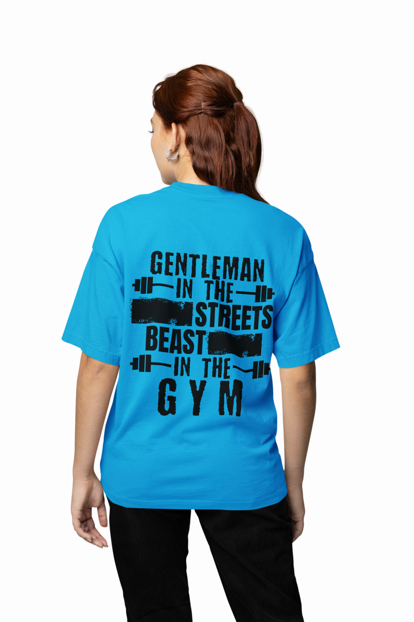Just Left Gym T-Shirt – Oversized Style with Post-Workout