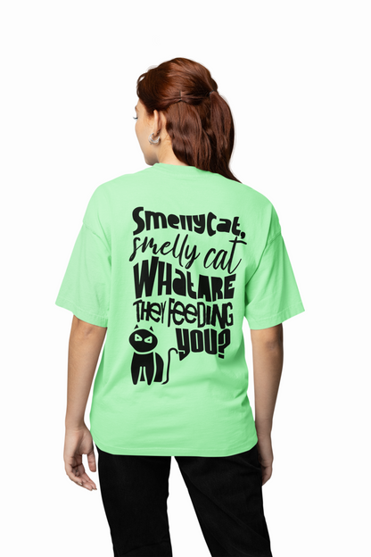 Smelly Cat Oversized T-Shirt for Funny Streetwear Style Now