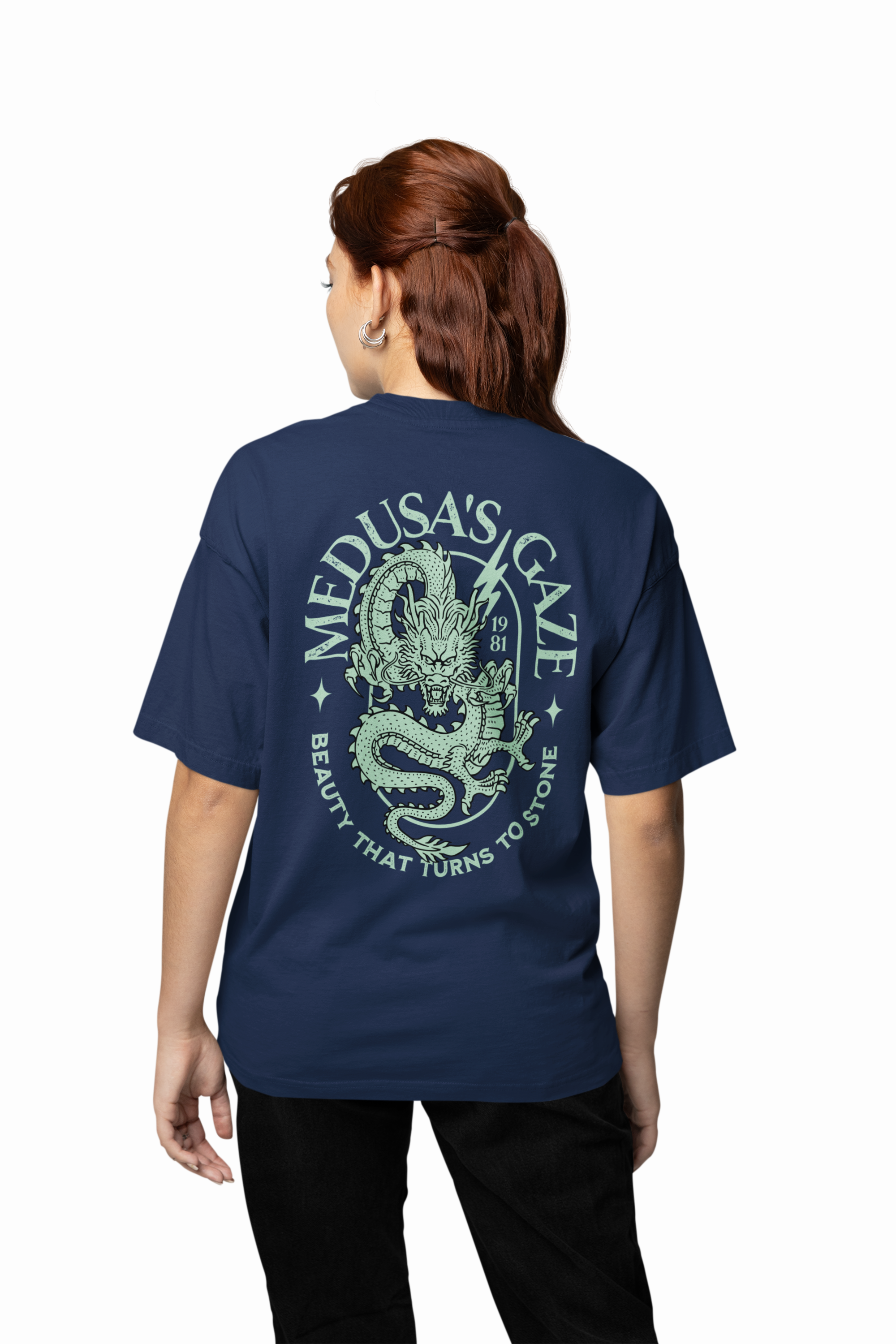 Medusa's Gaze Oversized T-Shirt