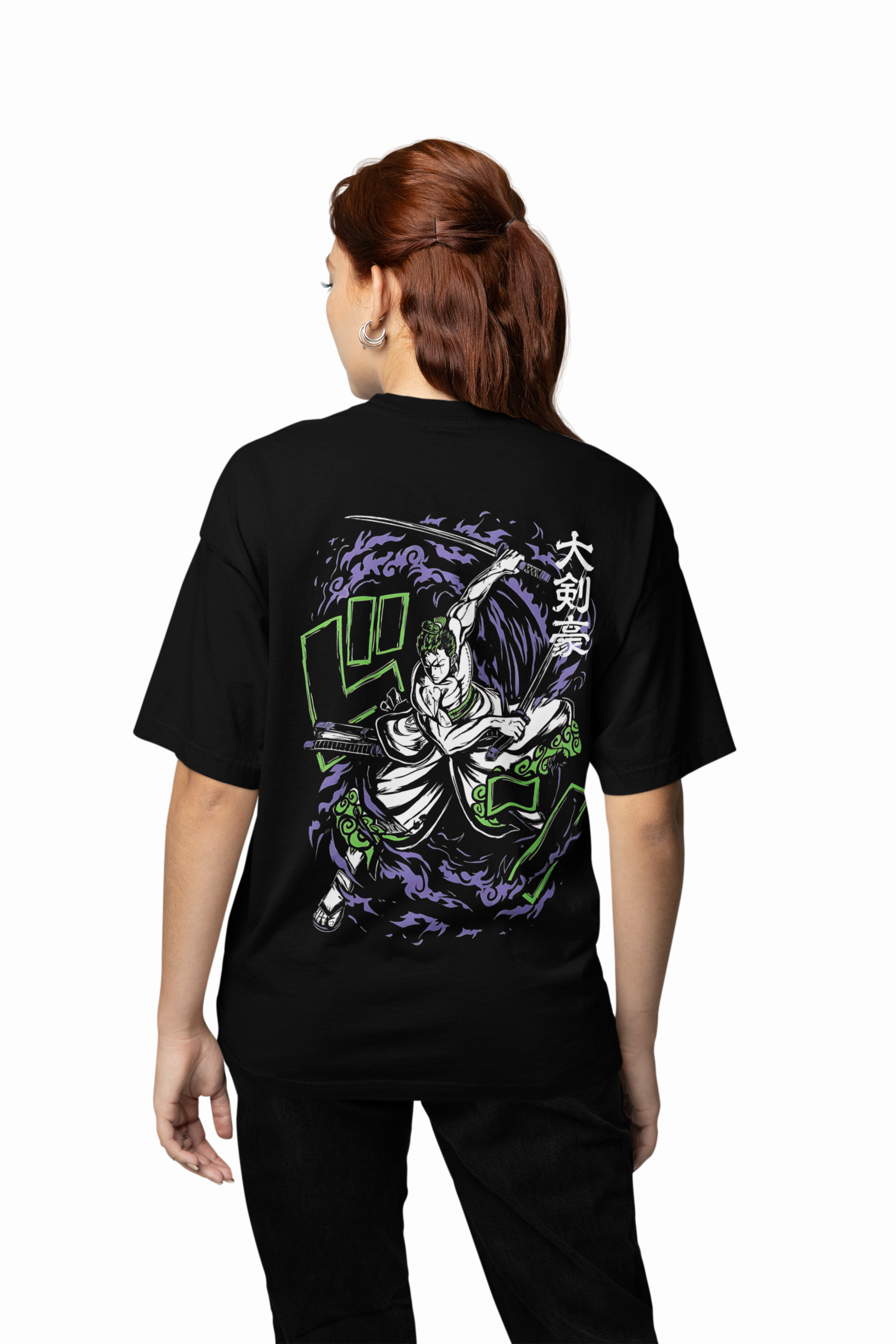 Three Sword Wrath Oversized T-Shirt