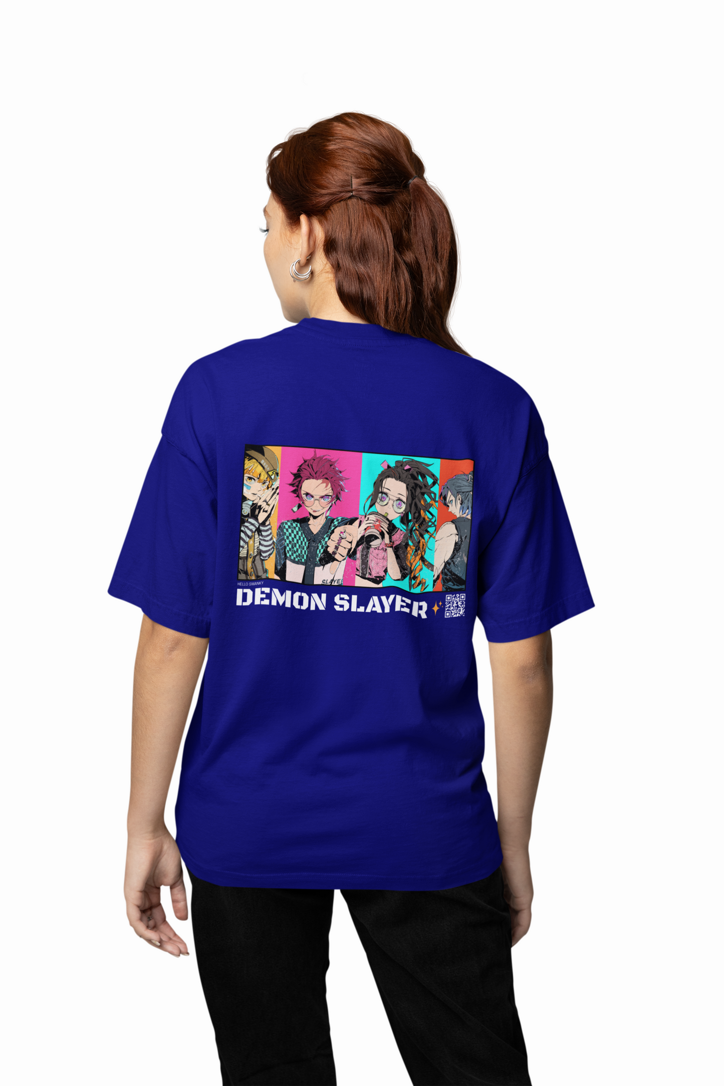 Demon Slayer Street Oversized T-Shirt Anime Meets Urban Drip