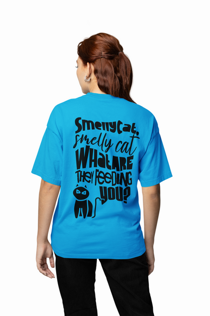 Smelly Cat Oversized T-Shirt for Funny Streetwear Style Now