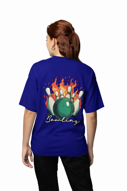 Bowling Game Oversized T-Shirt Strike Style Alley Kings