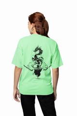 Samurai Dragon Spirit Oversized T-Shirt