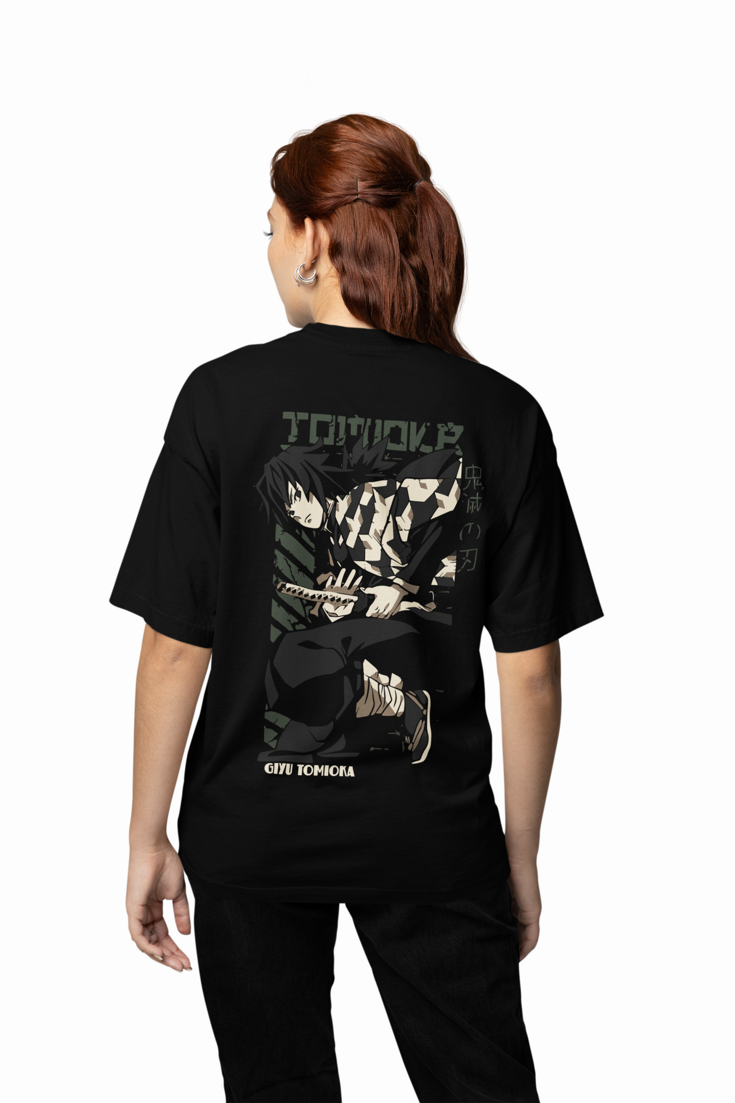 Giyu Tomioka Oversized T-Shirts – Anime Streetwear Tee