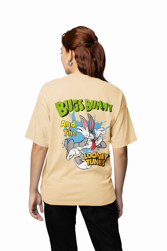 Bunny Bugs Cartoon Oversized T Shirt Fun Anime Graphic Tee